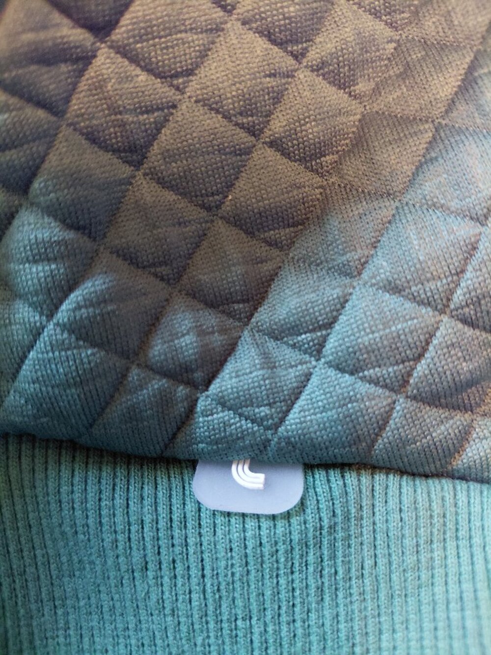 Lolë Quilted Air Layer Half Zip Top - Women's XL EUC UPF 50+ - Picture 2 of 6